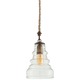 Wesley Pendant - Antique Brass / Clear