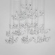 Volare 25 Light Oval Chandelier - Chrome Volare 25 Light Oval Chandelier - Chrome /