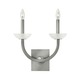 Splendor Wall Sconce - Brushed Nickel / Clear/Etched