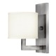 Hampton 3210 Wall Sconce - Antique Nickel / Off White Hampton 3210 Wall Sconce - Antique Nickel / Off White
