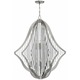 Bijou 12 Light Chandelier - Polished Nickel / 