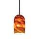 Rose Cylinder Pendant - Bronze / Amber Rose Cylinder Pendant - Bronze / Amber