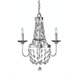 Malia Mini Chandelier  - Polished Nickel / Crystal