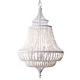 Maarid Single Tier Chandelier - White Semi Gloss / 