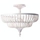 Maarid Semi Flush Ceiling Light - White Semi Gloss Maarid Semi Flush Ceiling Light - White Semi Gloss /