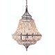 Maarid Single Tier Chandelier - Rustic Iron / 