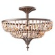 Maarid Semi Flush Ceiling Light - Rustic Iron Maarid Semi Flush Ceiling Light - Rustic Iron /