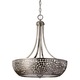 Zara F2745 Suspension - Brushed Steel / Silver Organza Zara F2745 Suspension - Brushed Steel / Silver Organza