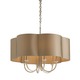 Rittenhouse Chandelier - Antique Silver / Taupe