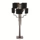 8 Light Table Lamp - Eggplant Metal / Black 8 Light Table Lamp - Eggplant Metal / Black
