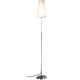 Illuminator Wide Shade Floor Lamp - Satin Nickel / Satin White Illuminator Wide Shade Floor Lamp - Satin Nickel / Satin White