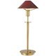 Aging Eye Glass Shade Table Lamp - Antique Brass / Magma Red Aging Eye Glass Shade Table Lamp - Antique Brass / Magma Red