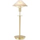 Aging Eye Glass Shade Table Lamp - Brushed Brass / Alabaster Brown Aging Eye Glass Shade Table Lamp - Brushed Brass / Alabaster Brown