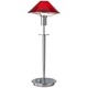Aging Eye Glass Shade Table Lamp - Chrome / Magma Red Aging Eye Glass Shade Table Lamp - Chrome / Magma Red