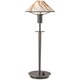 Aging Eye Glass Shade Table Lamp - Hand Brushed Old Bronze / Marble Aging Eye Glass Shade Table Lamp - Hand Brushed Old Bronze / Marble