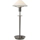 Aging Eye Glass Shade Table Lamp - Hand Brushed Old Bronze / True White Aging Eye Glass Shade Table Lamp - Hand Brushed Old Bronze / True White