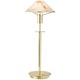 Aging Eye Glass Shade Table Lamp - Polished Brass / Alabaster Brown Aging Eye Glass Shade Table Lamp - Polished Brass / Alabaster Brown