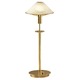 Aging Eye Glass Shade Table Lamp - Polished Brass / Alabaster White Aging Eye Glass Shade Table Lamp - Polished Brass / Alabaster White