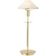 Aging Eye Glass Shade Table Lamp - Polished Brass / Satin White Aging Eye Glass Shade Table Lamp - Polished Brass / Satin White
