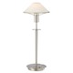 Aging Eye Glass Shade Table Lamp - Satin Nickel / True White Aging Eye Glass Shade Table Lamp - Satin Nickel / True White