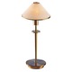 Aging Eye Mini Table Lamp - Antique Brass / Alabaster Creme