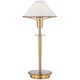 Aging Eye Mini Table Lamp - Antique Brass / Satin White