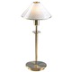 Aging Eye Mini Table Lamp - Brushed Brass / Pearl White