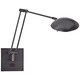 Bernie LED Reading Swing Arm Wall Lamp - Hand Brushed Old Bronze / 