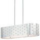 Bling Bling 4 Light Island Pendant - Chrome / Perforated Steel with Crystals Bling Bling 4 Light Island Pendant - Chrome / Perforated Steel with Crystals