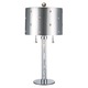 Bling Bling Table Lamp - Chrome / Perforated Steel with Crystals Bling Bling Table Lamp - Chrome / Perforated Steel with Crystals