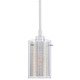 P961 Grid II Pendant - Chrome / Clear/Chrome Mesh P961 Grid II Pendant - Chrome / Clear/Chrome Mesh