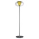 P3806 Soft Floor Lamp - Chrome / Clear/Apple Green P3806 Soft Floor Lamp - Chrome / Clear/Apple Green
