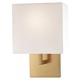 P470 Wall Sconce - Honey Gold / White Linen P470 Wall Sconce - Honey Gold / White Linen