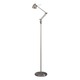 P255 Adjustable Floor Lamp - Brushed Nickel / 