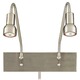 Save Your Marriage Double Wall Lamp - Brushed Nickel / 