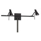 Second Marriage Double Wall Lamp - Dark Restoration Bronze / 