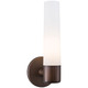 Saber Vanity Wall Sconce - Copper Bronze Patina / Etched Opal