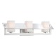 Tilt Bath Light - Brushed Aluminum / White