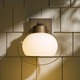 Port Outdoor Wall Sconce - Hand Rubbed Bronze / Opal