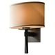 Beacon Hall 810 Wall Sconce - Burnished Steel / Doeskin Micro Suede