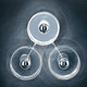 Fiore 103 Wall or Ceiling Light - Chrome / Transparent Fiore 103 Wall or Ceiling Light - Chrome / Transparent
