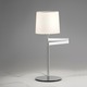 Swing 0506 Table Lamp - Chrome / Off White Swing 0506 Table Lamp - Chrome / Off White