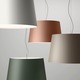 Warm Aluminum Shade Pendant - Aluminum / Off White Matte Lacquer