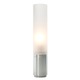 Elise Table Lamp - Satin Aluminum / White