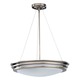 Nexus Suspension - Brushed Nickel / White Nexus Suspension - Brushed Nickel / White