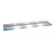 Slim Bath Bar - Satin Nickel / Frosted