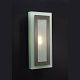 Slim Rectangle Wall / Ceiling - Satin Nickel / Frosted