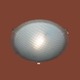Nuova Ceiling Flush Mount - Chrome / Contempo White Nuova Ceiling Flush Mount - Chrome / Contempo White