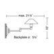 Aging Eye Glass Shade Swing Arm Wall Lamp - /