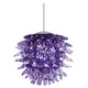 Ooni Pendant - Satin Nickel / Purple Ooni Pendant - Satin Nickel / Purple